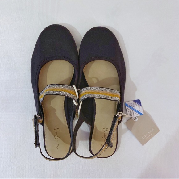 Zara Girl Shoes Zara Girl Navy Blue Adjustable Slingbacks Bnwt